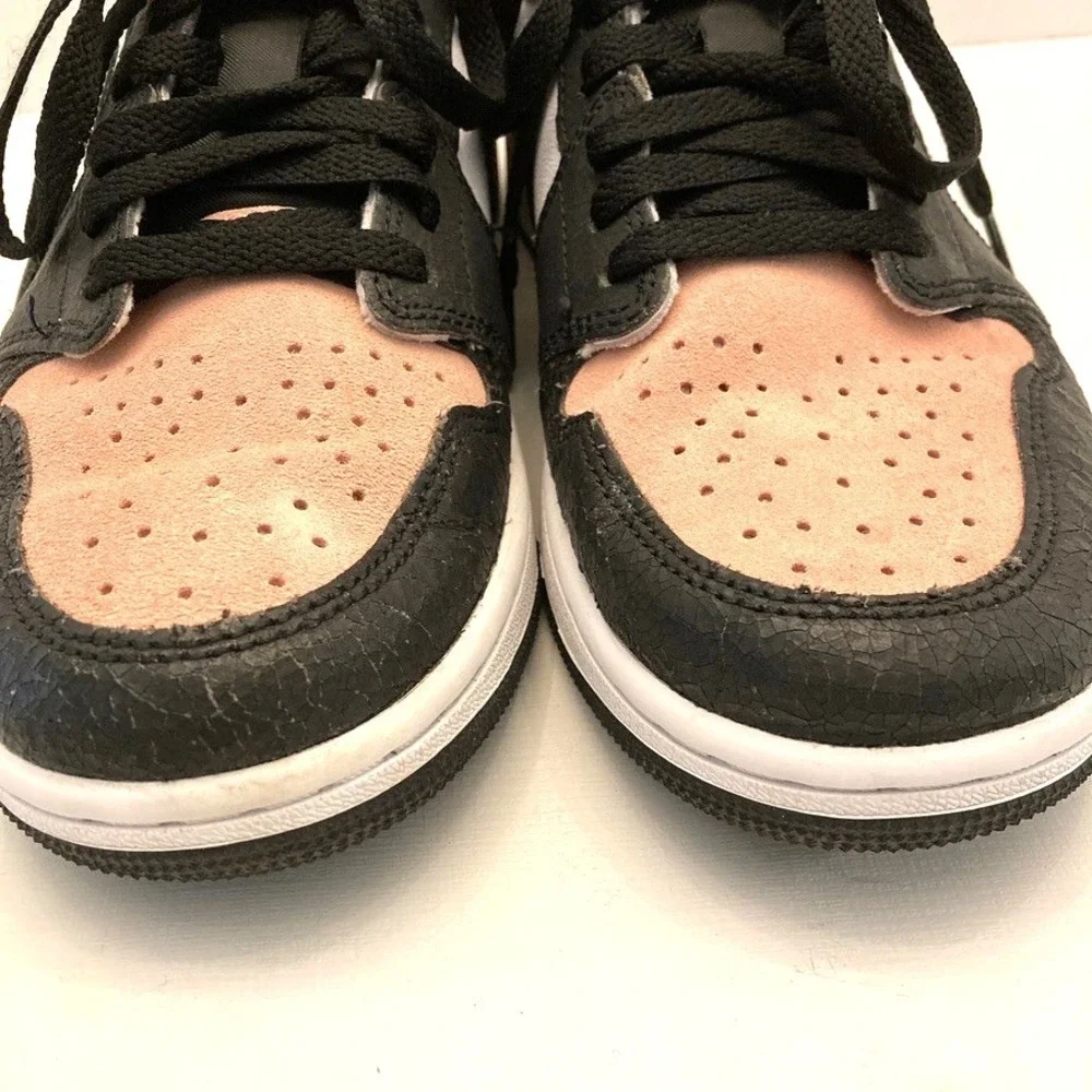 Nike Air Jordan 1 Low OG Bleached Coral Pink EU 41 Mens 8 Womens 9.5